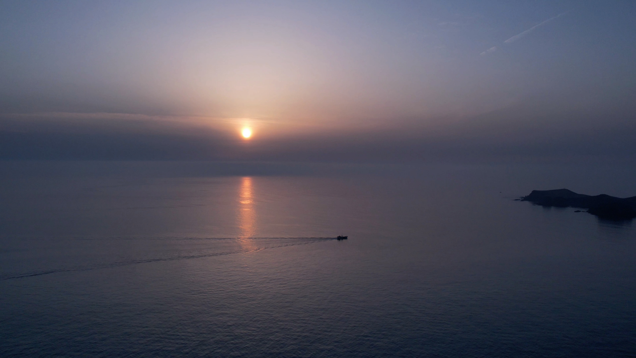 수월봉의 낙조